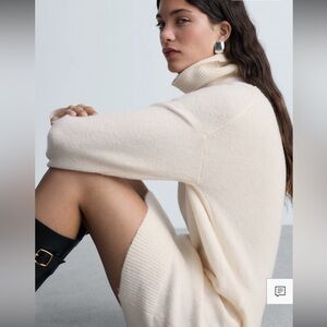 NWT | Mango | Short turtleneck knitted dress